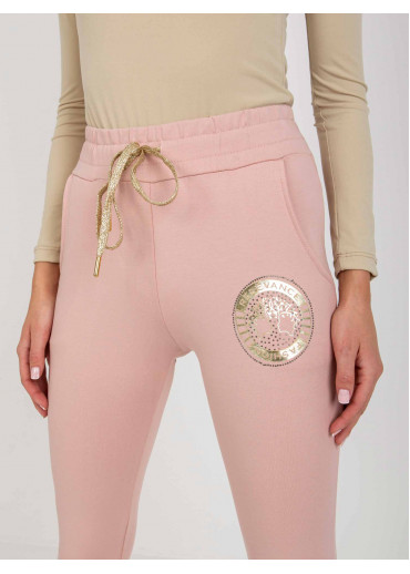 Púdrovo ružové tepláky