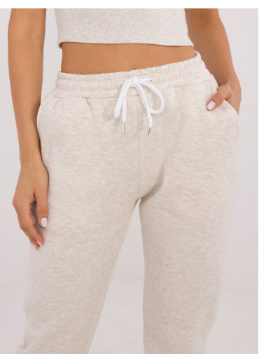 Béžovo hnedá dámska tepláková súprava