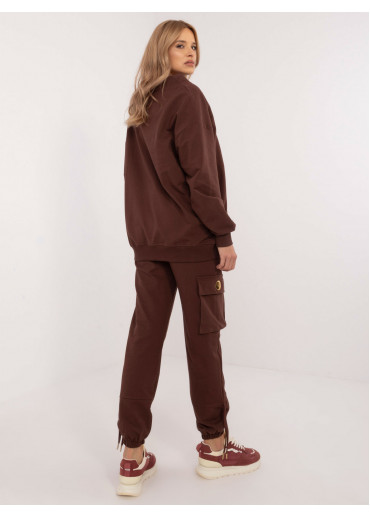 Hnedá nadčasová tepláková súprava