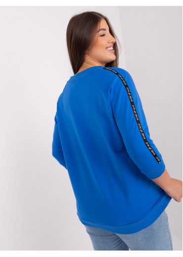 Modré tričko s 3/4 rukávom