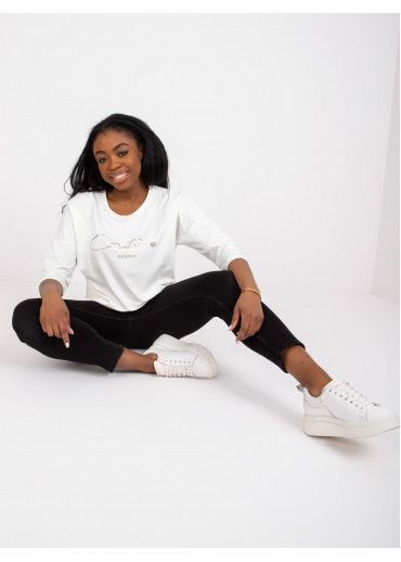 Smotanovo biele tričko s potlačou