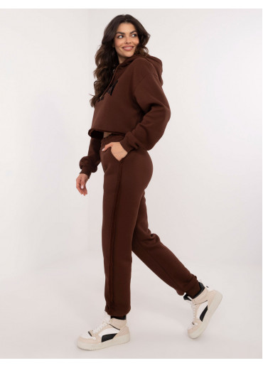 Hnedá tepláková súprava