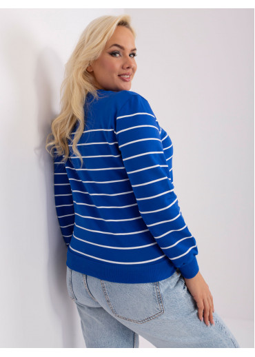 Kobaltovo modrý pulóver