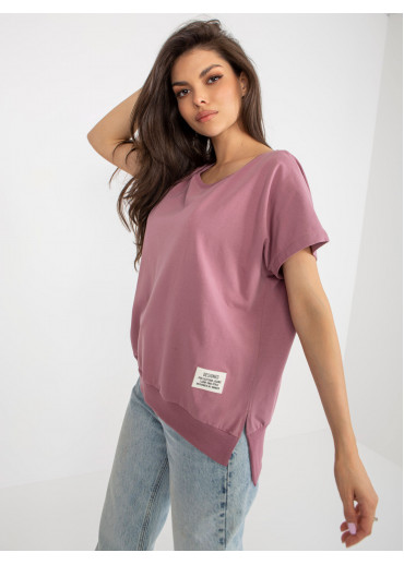 Tmavopúdrovo ružové tričko