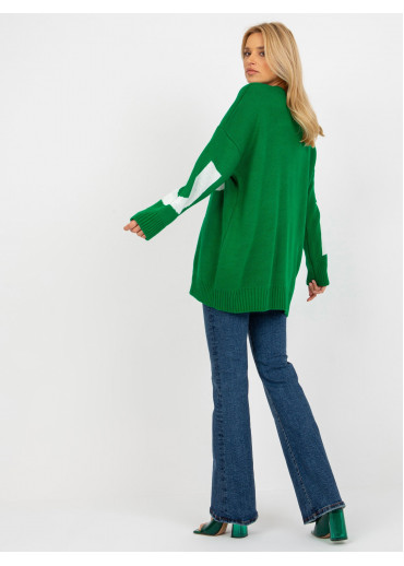 Zelený pulóver