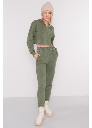 Khaki zelené tepláky