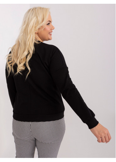 Čierne tričko s dlhým rukávom