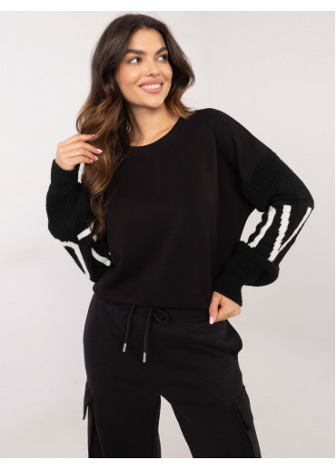 Čierny dámsky sveter