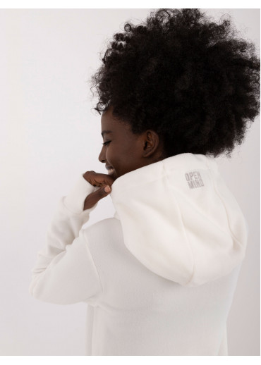 Biela dámska mikina