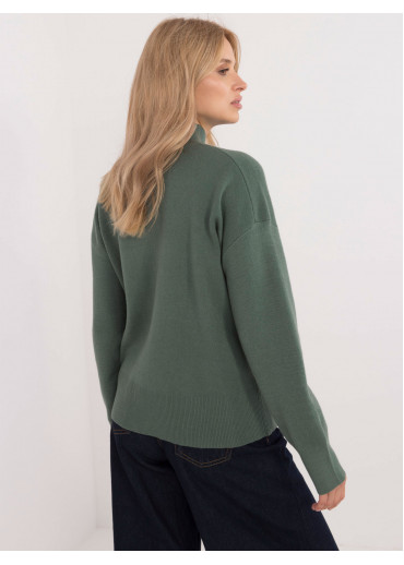 Tmavozelený dámsky rolák