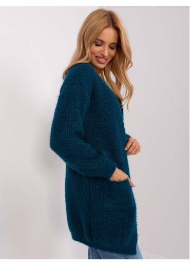 Tmavozelený kardigán