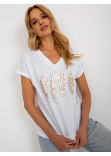 Biele tričko s potlačou