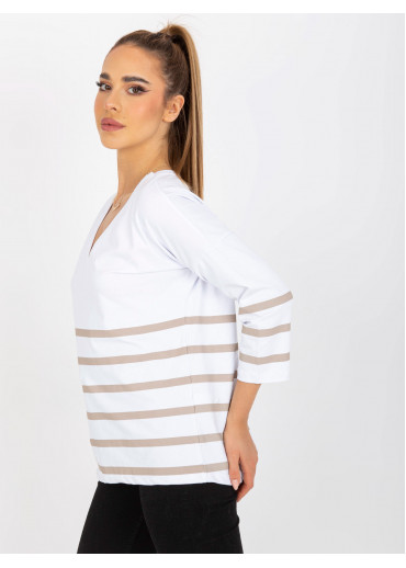 Béžovo hnedé tričko