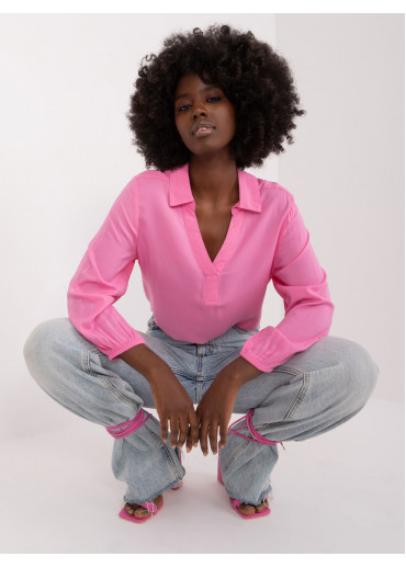 Ružová dámska blúzka