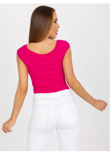 Fuchsiovo ružové tričko