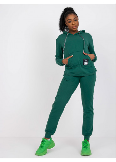 Tmavozelená tepláková súprava