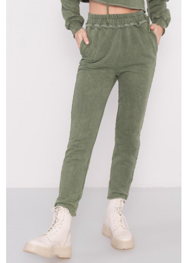 Khaki zelené tepláky