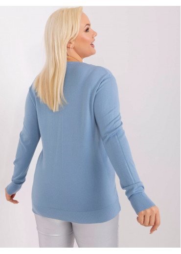 Svetlomodrý pulóver
