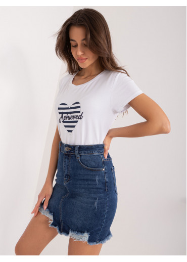 Tmavomodré dámske tričko