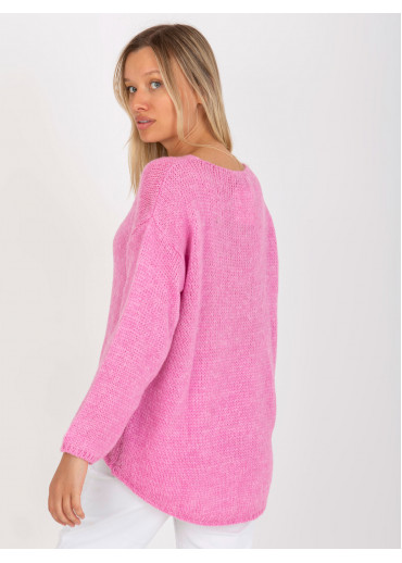 Ružový pulóver