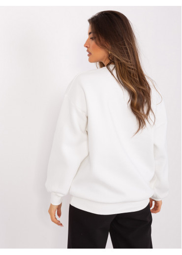 Smotanovo biela basic mikina