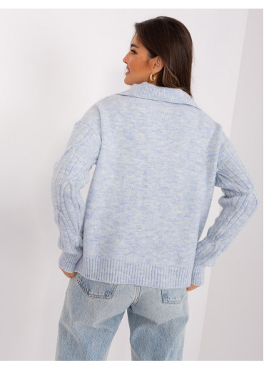 Svetlomodrý pulóver