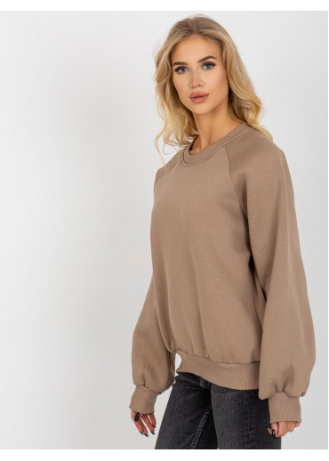 Béžovo hnedá mikina