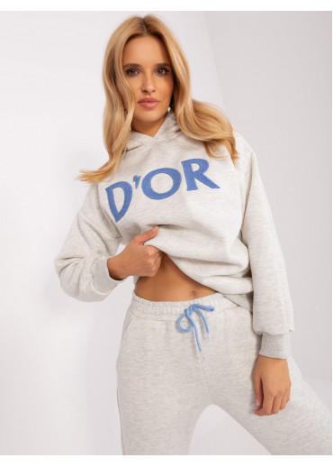 Sivá tepláková súprava