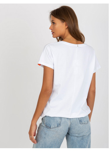 Oranžové tričko pruhy