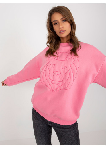 Ružová mikina lev