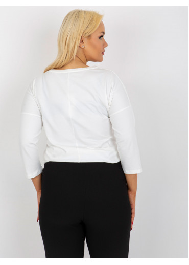 Smotanovo biele tričko s potlačou