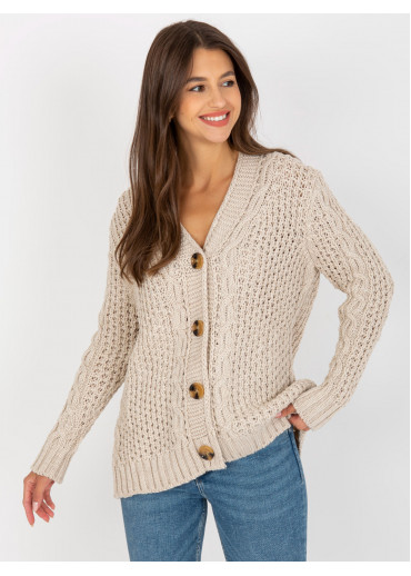 Béžovo hnedý sveter