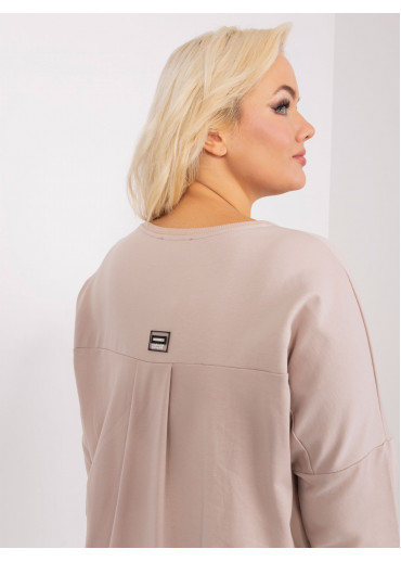 Béžovo hnedé tričko