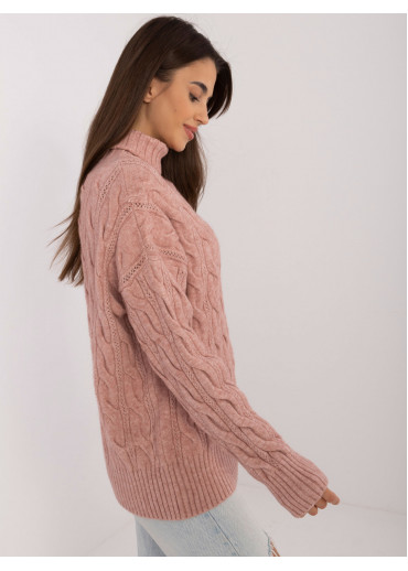 Tmavopúdrovo ružový dámsky rolák