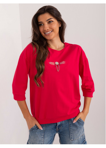 Červené dámske tričko