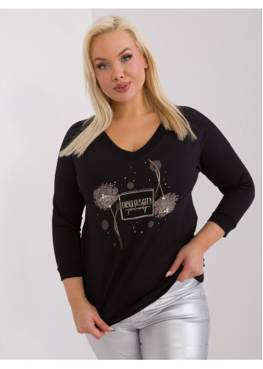Čierne tričko s potlačou
