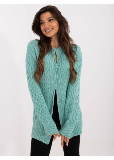 Svetlozelený dámsky sveter