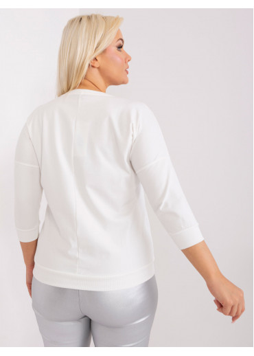 Smotanovo biele tričko s potlačou