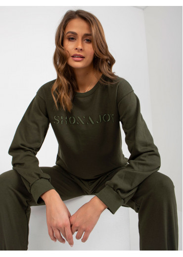 Khaki zelená tepláková súprava