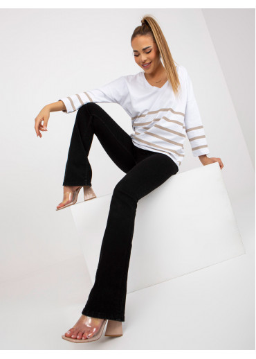 Béžovo hnedé tričko