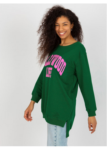 Zelená mikina Hollywood