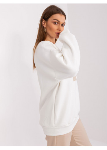 Smotanovo biela basic mikina