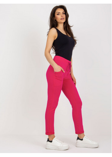 Fuchsiovo ružové tepláky