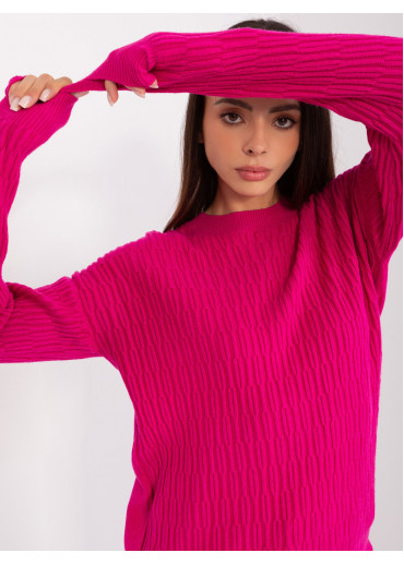 Fuchsiovo ružový pulóver