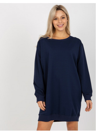 Modrá mikinová tunika