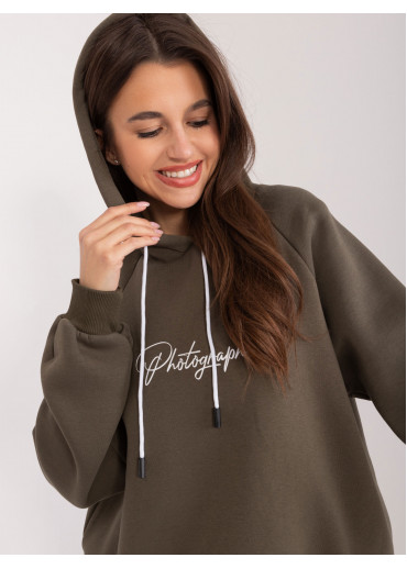 Tmavosivá mikina s kapucňou