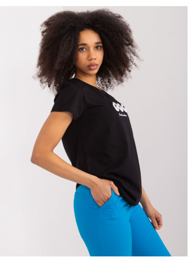 Čierne dámske tričko