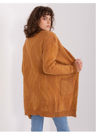 Karamelovo hnedý kardigán