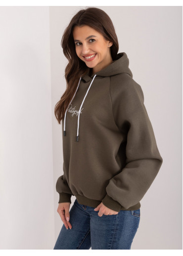 Tmavosivá mikina s kapucňou