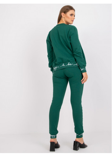 Tmavozelená tepláková súprava